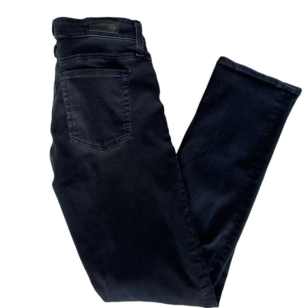 AG High-Rise Slim Straight Jeans